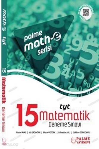 Palme Yayınları TYT Matematik 15 Deneme Sınavı Mathe Serisi Palme - 1