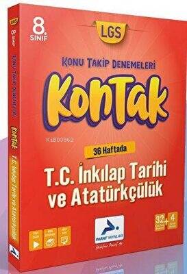 Paraf Yayınları 8. Sınıf İnkılap Tarihi ve Atatürkçülük 36 Kontak Deneme - 1