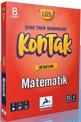 Paraf Yayınları 8. Sınıf Matematik 36 Kontak Deneme - 1