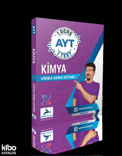 Paraf Yayınları AYT 1 Ders 1 Test Kimya Video Ders Kitabı - 1