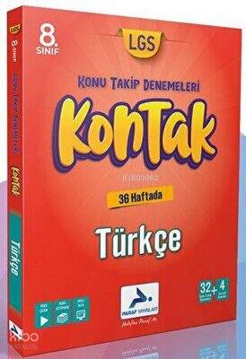 Paraf Yayınları Paraf 8. Sınıf Türkçe 36 Kontak Deneme - 1