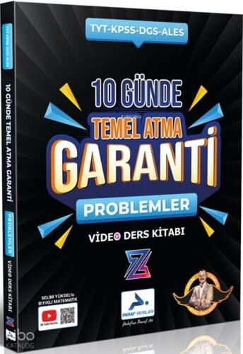 Paraf Yayınları TYT Problemler Z Takımı 10 Günde Temel Atma Garanti Video Ders Kitabı - 1