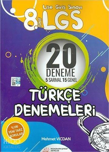 Paragrafın Şifresi Yayınları 8. Sınıf LGS Türkçe Denemeleri 5 Sıralı 15 Genel Deneme Paragrafın Şifresi - 1