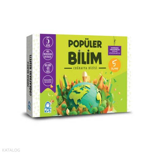 Popüler Bilim Coğrafya Set (5 Kitap) - 1