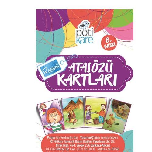 Resimli Atasözü Kartları; (Yaş 6+) - 1