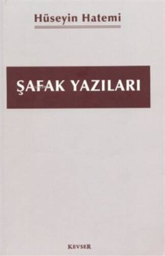 Şafak Yazıları - 1