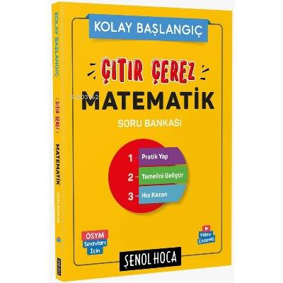 Şenol Hoca Yayınları Çıtır Çerez Matematik Soru Bankası - 1