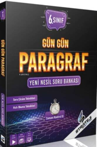Strateji 6. Sınıf Gün Gün Paragraf Soru Bankası - 1