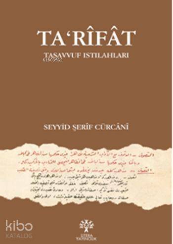 Ta'rifat; Tasavvuf Istılahları - 1