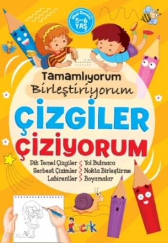 Tamamlıyorum Birleştiriyorum Çizgiler Çiziyorum - 1