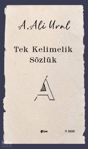 Tek Kelimelik Sözlük - 1