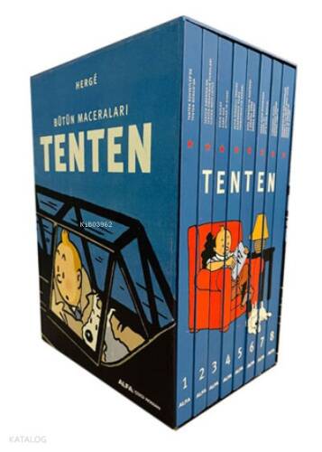 Tenten - 8 Kitap Takım (Ciltli - Kutulu) - 1