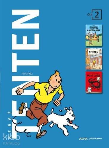 Tenten - Cilt 2 (Ciltli); Tenten Amerika'da - Tenten Firavunun Puroları - Mavi Lotus - 1