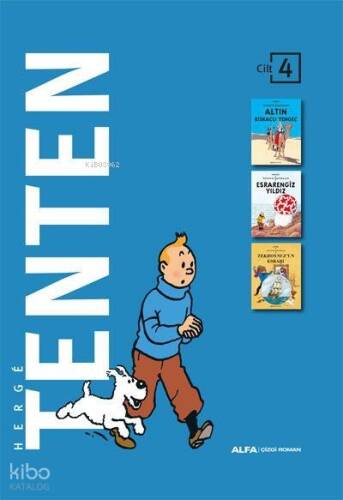 Tenten - Cilt 4 (Ciltli) ;Altın Kıskaçlı Yengeç - Esrarengiz Yıldız - Tekboynuz'un Esrarı - 1