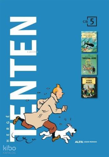 Tenten - Cilt 5 (Ciltli);Kızıl Korsan Hazinesi - 7 Kristal Küre - Güneş Mabedi - 1
