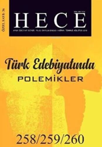 Türk Edebiyatında Polemikler Özel Sayısı - 1