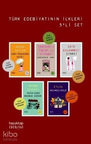 Türk Edebiyatının İlkleri Seti (5 Kitap Takım) - 1