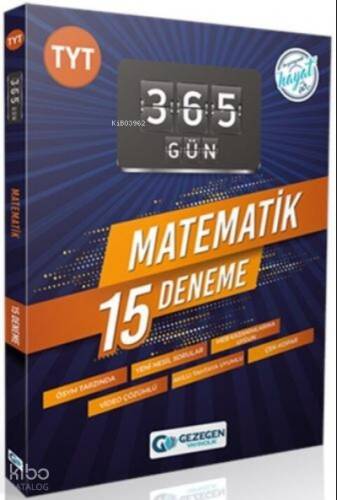 TYT	365 Gün Matematik Branş Deneme (Yeni) - 1
