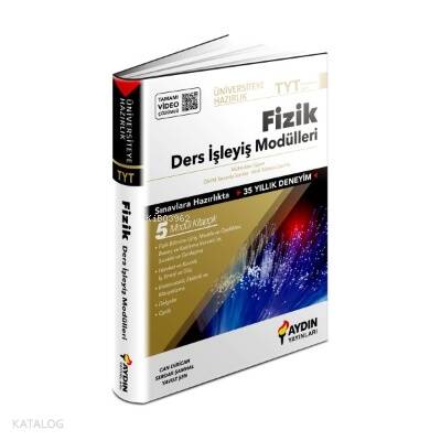 Üniversiteye Hazırlık TYT Fizik Ders İşleyiş Modülleri - 1