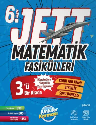 Ünlüler Karması Yayınları 6.Sınıf Jett Matematik Fasiküller Soru Bankası - 1