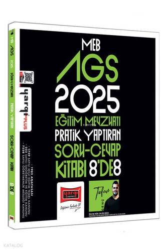 Yargı Yayınları 2025 MEB-AGS Eğitim Mevzuatı Pratik Yaptıran Soru-Cevap Kitabı - 1