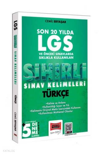 Yargı Yayınları 8.Sınıf LGS Türkçe Son 20 Yılda Sıklıkla Kullanılan Sihirli Sınav Kelimeleri - 1