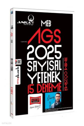 Yargı Yayınları MEB-AGS Anka Serisi Sayısal Yetenek Tamamı Çözümlü 15 Deneme - 1