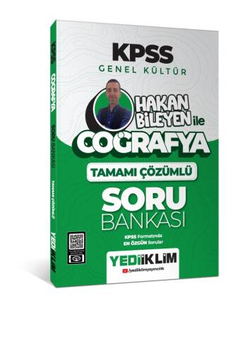 Yediiklim Yayınları 2025 KPSS Genel Kültür Coğrafya Hakan Bileyen İle Tamamı Çözümlü Soru Bankası - 1