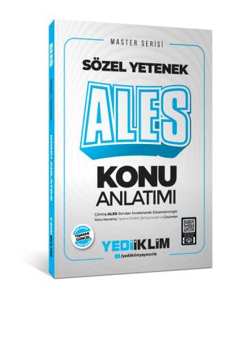 Yediiklim Yayınları 2025 Master Serisi ALES Sözel Yetenek Konu Anlatımı - 1
