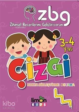 Zihinsel Becerilerimi Geliştiriyorum 3-4 Yaş Çizgi - 1